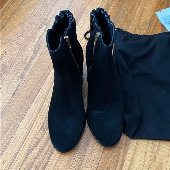 Zadig & Voltaire Lena Suede Elastic Boots in Black - Picture 8 of 10